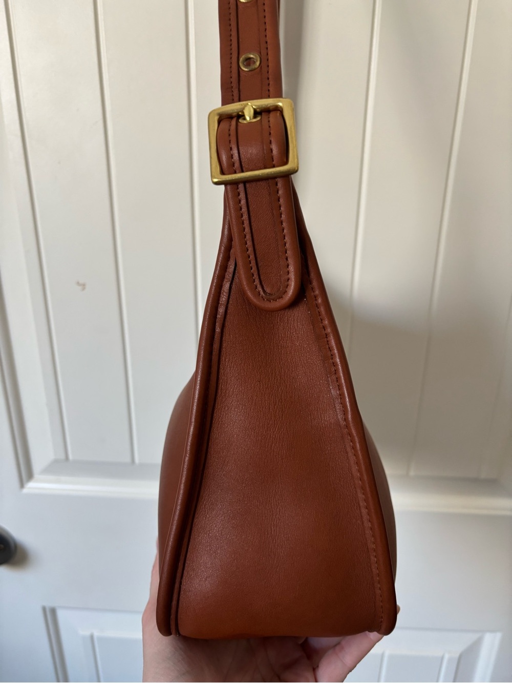 Authentic Vintage Coach Legacy Janice 9950 British Tan Leather Bag 1999 USA - Picture 5 of 8